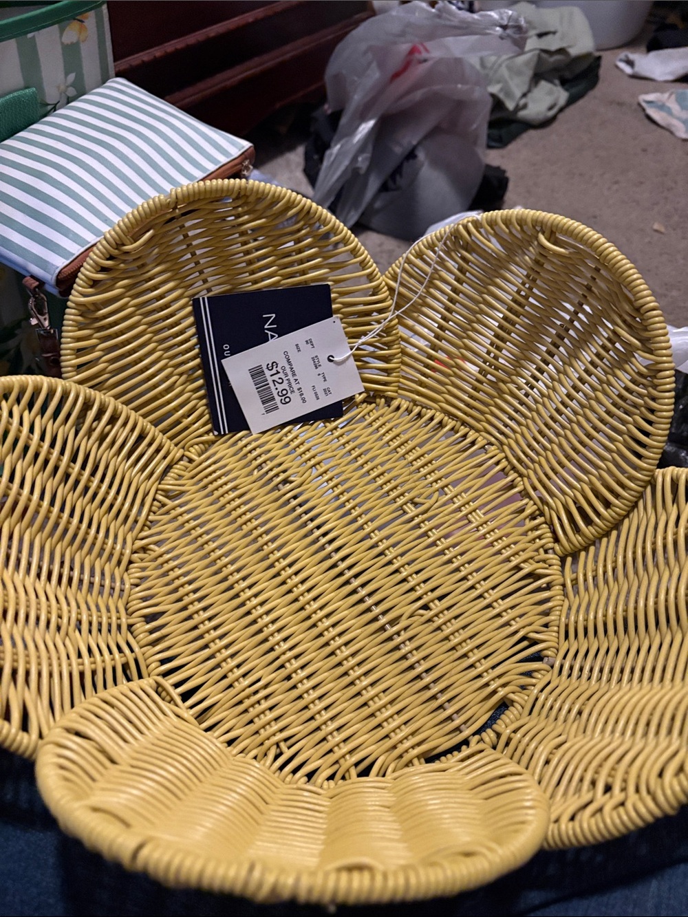 Nautica Home wicker basket